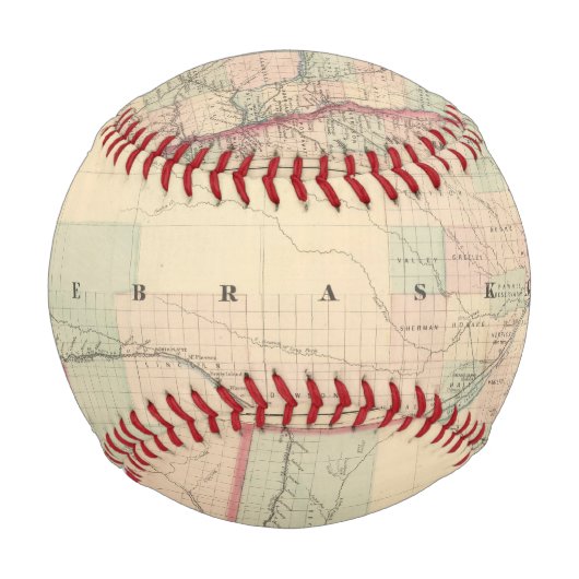 Balle De Baseball Nebraska 2 (Devant)