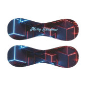 Balle De Baseball Neon Baseball - Minuit Navy Crimson 3D Cube (Panneaux)