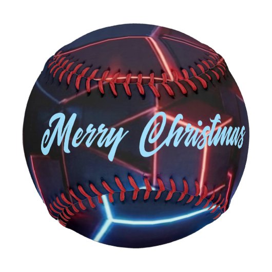 Balle De Baseball Neon Baseball - Minuit Navy Crimson 3D Cube (Devant)