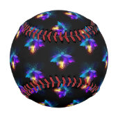 Balle De Baseball Neon Firefly sur noir (Devant)
