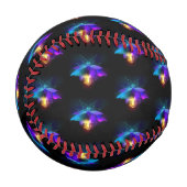 Balle De Baseball Neon Firefly sur noir (Devant Gauche)