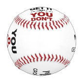 Balle De Baseball Nerd de Chimie Vous avez compris Drôle de Garçon d (Devant)