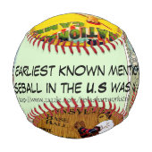 Balle De Baseball "Neuf Gains" (Devant)