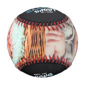 Balle De Baseball "Neuf" tendance Papa 2 Photo Keepsaké (Devant)