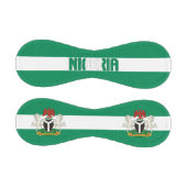 Balle De Baseball Nigeria Drapeau et blason Patriotique (Panneaux)