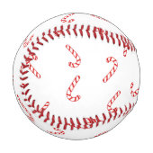 Balle De Baseball Noël Canne à Sucre (Devant Gauche)