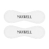 Balle De Baseball Noir Bold Moderne Typographie Monogramme (Panneaux)