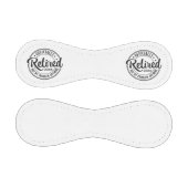 Balle De Baseball Noir et blanc officiellement à la retraite (Panneaux)