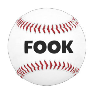 Balle De Baseball Noir sur baseball blanc