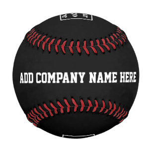 Balle De Baseball Nom de l'entreprise personnalisée et votre logo i
