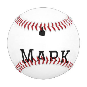Balle De Baseball nom de l'équipe ajouter nom du joueur date drapeau
