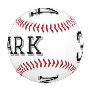 Balle De Baseball nom de l'équipe ajouter nom du joueur date sports