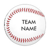 Balle De Baseball Nom de l'équipe et interdiction du baseball (Devant Gauche)