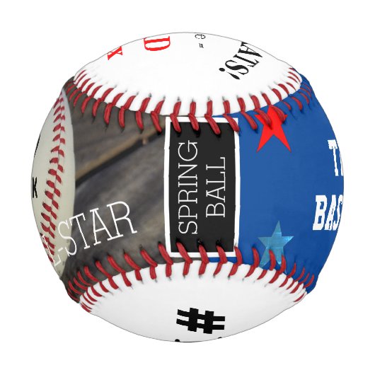 Balle De Baseball Nom du joueur de baseball de fin d'études (Dos)