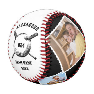 Balle De Baseball Nom du joueur personnalisé, numéro du joueur et no