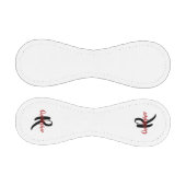 Balle De Baseball Nom du monogramme personnalisé Baseball blanc (Panneaux)