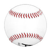 Balle De Baseball Nom du monogramme personnalisé initial (Dos)