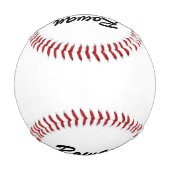 Balle De Baseball Nom et numéro de joueur personnalisés (Dos)