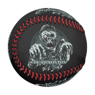 Balle De Baseball Nom et texte personnalisés baseball DEADMONTON