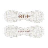 Balle De Baseball Nom personnalisé avec initiales Monogramme personn (Panneaux)