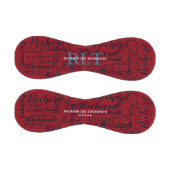 Balle De Baseball nom personnalisé avec monogramme des initiales (Panneaux)