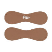 Balle De Baseball Nom personnalisé chocolat brun plaine (Panneaux)