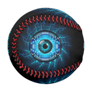 Balle De Baseball Nom personnalisé Cyber Circuit Eye