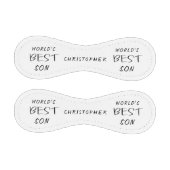 Balle De Baseball Nom personnalisé du meilleur fils du monde (Panneaux)