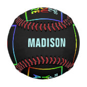 Balle De Baseball Nom personnalisé Pride baseball (Dos)