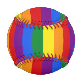 Balle De Baseball Nom personnalisé Rainbow Flag baseball (Devant)
