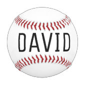 Balle De Baseball Nommez-le David Baseball Ball (Dos)