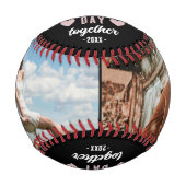 Balle De Baseball Notre première Saint Valentin Ensemble 2 Photos (Devant)
