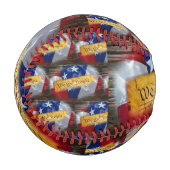 Balle De Baseball Nous Le Peuple Drapeau Américain (Devant Gauche)