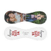 Balle De Baseball Nous t'aimons Papa's Day 2 Photo Collage (Panneaux)