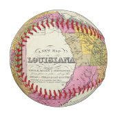 Balle De Baseball Nouvelle Carte De Louisiane 3 (Devant Gauche)