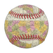 Balle De Baseball Nouvelle Carte Du Tennessee (Dos)