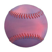 Balle De Baseball Nuages roses bleus (Devant)