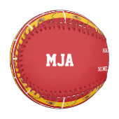 Balle De Baseball NUMÉRO 1 DAD Fête des pères du drapeau espagnol (Devant Gauche)