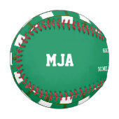 Balle De Baseball NUMÉRO 1 DAD | Nigeria FLAG (Devant Gauche)