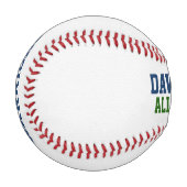 Balle De Baseball Numéro Uniforme De Baseball En Blanc (Devant Gauche)