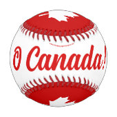Balle De Baseball O Feuille d'érable du Canada (Dos)