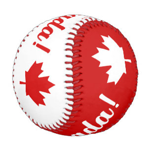 Balle De Baseball O Feuille d'érable du Canada