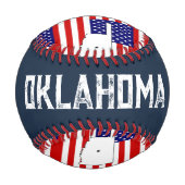 BALLE DE BASEBALL OKLAHOMA (Dos)