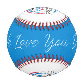 Balle De Baseball On t'aime papa (Devant)