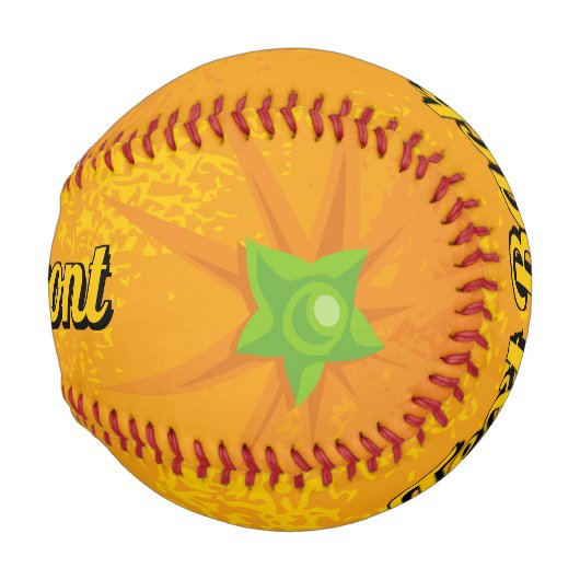 Balle De Baseball Orange (Devant Droite)