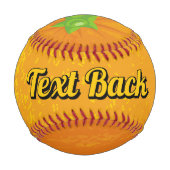 Balle De Baseball Orange (Dos)