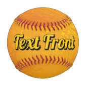 Balle De Baseball Orange (Devant)