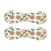 BALLE DE BASEBALL ORANGE FLEURS (Panneaux)