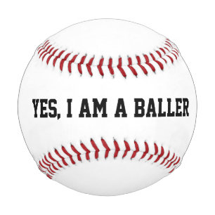Balle De Baseball Oui, je suis un brave