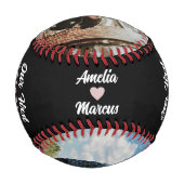 Balle De Baseball Our First Christmas Together 2 Photos (Dos)